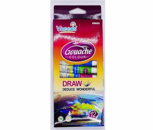 Gouache 12 couleurs 9 ml